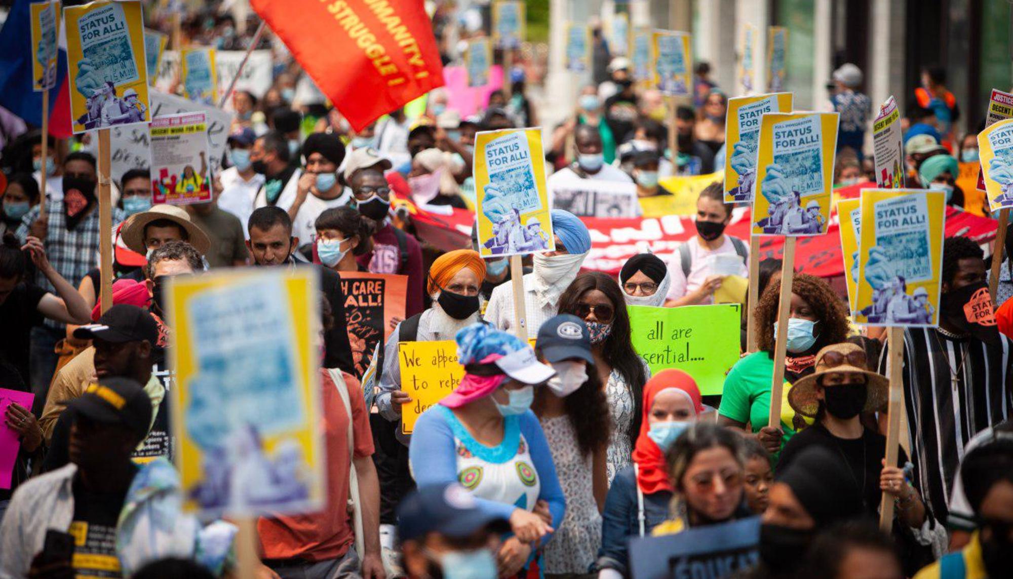 Canadá, marcha por la regularización - 4
